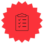 line striping icon 4 Checklist icon
